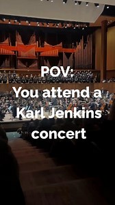 POV: You attend a Karl Jenkins Concert. Thanks to everyone who joined Sir Karl at the Royal Festival Hall on Saturday and made it such a special day celebrating 25 years of ‘The Armed Man’ with Royal Philharmonic Orchestra and Crouch End Festival Chorus! #KarlJenkins #pov #london #classicalmusic | Karl Jenkins