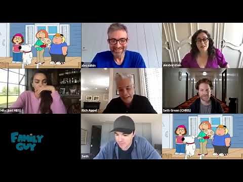 Family Guy Cast Table Read | Surprising How Many Voices Seth MacFarlane Does
