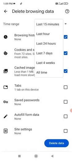 Delete google search history |How to delete google search history