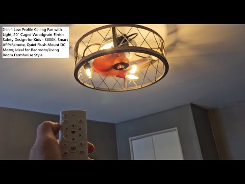2-in-1 Low Profile Ceiling Fan, How To Install a Ceiling Fan on Plaster Walls