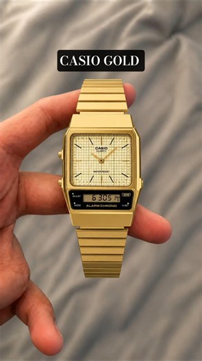Casio AQ-800EG-9A Vintage Style, Modern Functionality #watch