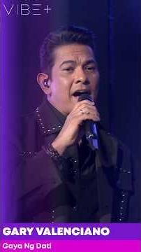 Mr. Pure Energy #GaryValenciano performs Gaya Ng Dati live on #VibePlusTV5 #VibePH #OG