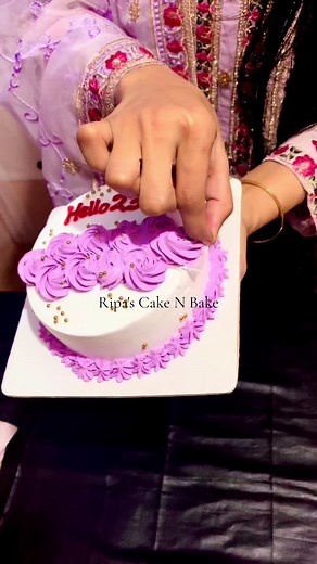 Unique Floral Design Cake for Birthday Celebrations