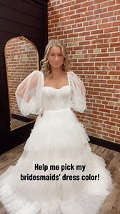 622 reactions · 1.7K comments | Bridesmaids! Help me choose!! #bride #wedding #bridesmaids #wildrosebridal #wildrose #vincennes #indiana #bridal | Wild Rose Bridal Vincennes | Facebook