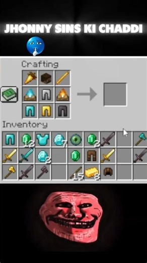 Minecraft me Craft a Chaddi 😲 #minecraft #mcpc #shorts