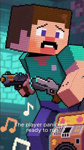 The Creeper Who Loved Music 🎶💚 | Funny Minecraft Shorts
