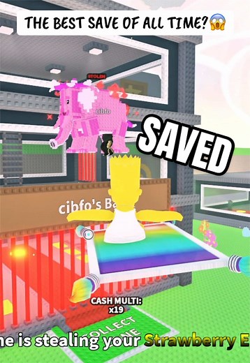Insane save for my Strawberry Elephant in Steal a Brainrot… #roblox #brainrot #sab #stealabrainrot #scammer