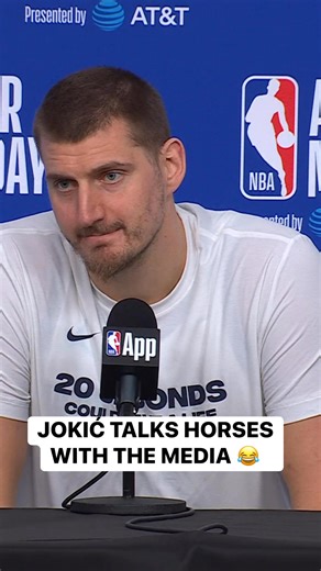Nikola Jokić REALLY loves his horses! 🐎 | NBA
