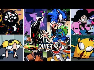 FNF - Quiet but Every Turn a Different Character Sings🎵 (Quiet but Everyone Sings)