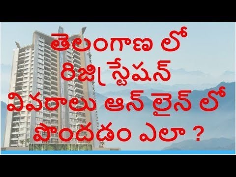 IGRS Telangana Registration Details (Apartments and Open plots)