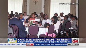 Canceled wedding helps the needy