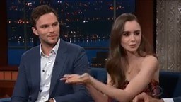 440K views · 3.4K reactions | Stephen nerds out about J. R. R. Tolkien with Nicholas Hoult and Lily Collins, the stars of Tolkien. | The Late Show with Stephen Colbert | Facebook