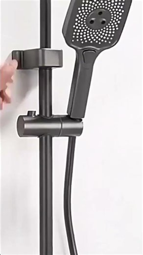 1-Set BDBX Luxury LED Shower System with Rain Nozzle and Hand Shower - Digital Thermometer,