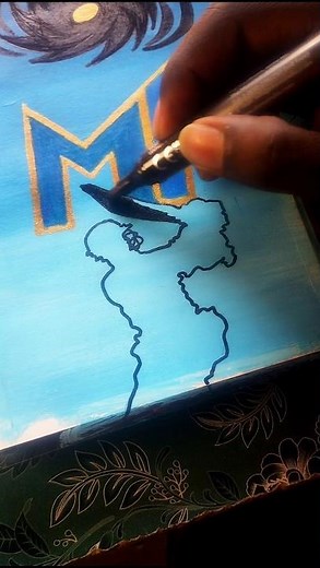 How To draw💙 MI🤯 logo #ipl #ipl2026 #mumbaiindians #drawing #shortsviral #shorts #art #artist #logo