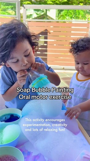 Fun Bubble Art: Oral Motor Skills & Breathing Exercises for Kids