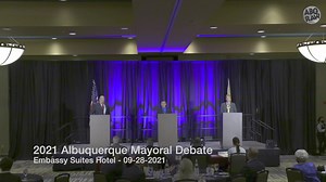2.8K views · 32 reactions | Embassy Suites Hotel/Albuquerque - The 2021 Albuquerque Mayoral Debate was held on September 28, 2021. The debate was the second one to happen in Albuquerque and was hosted by Greater Albuquerque Chamber of Commerce and 96.3 News Radio KKOB. The moderators were Kent Walz, senior Editor at the Albuquerque Journal, Norm Becker, Chairman, Greater ABQ Chamber of Commerce, and Bob Clark KKOB Morning show host. | ABQ RAW | Facebook