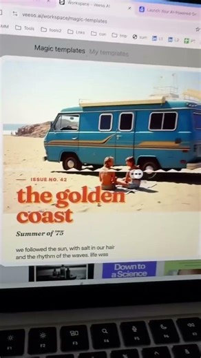 this ai converts any content into beautiful design graphic.