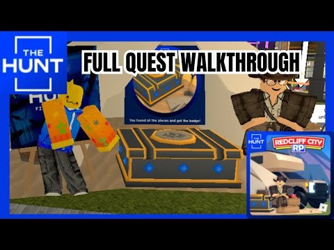 [EVENT] Redcliff City 🏡RP: FULL QUEST WALKTHROUGH [The Hunt: First Edition]