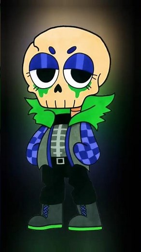 Ribecca the Skeleton 💀 #dandysworld #easypeasydrawing #howtodraw #creativeart #shorts #art #drawing