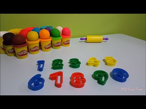 Learn Numbers With Playdoh - One, Two, Three, Four, Five, Six, Seven, Eight, Nine, Zero