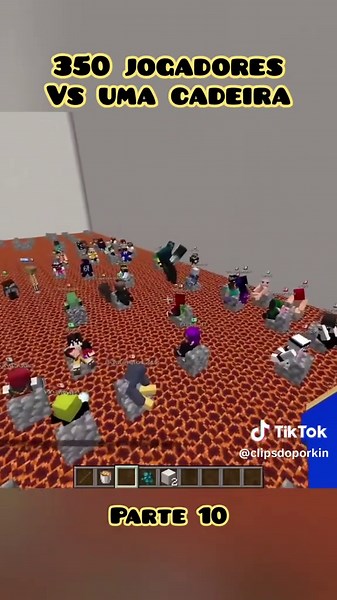 Desafio Minecraft: Quem sobrevive no jogo das cadeiras?