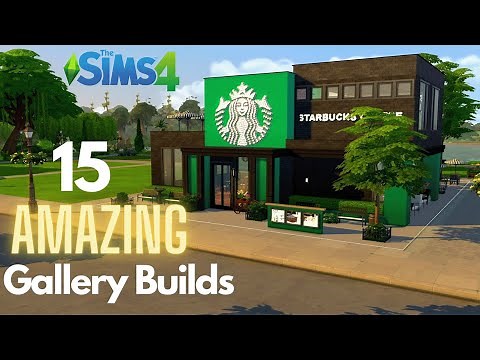 15 AMAZING Gallery builds // All base game // NO CC // Sims 4