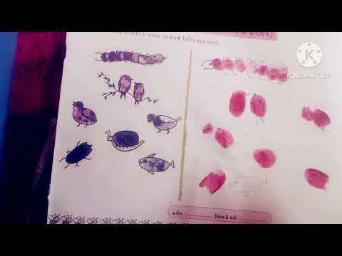 Finger print drawing #std2 drawing 