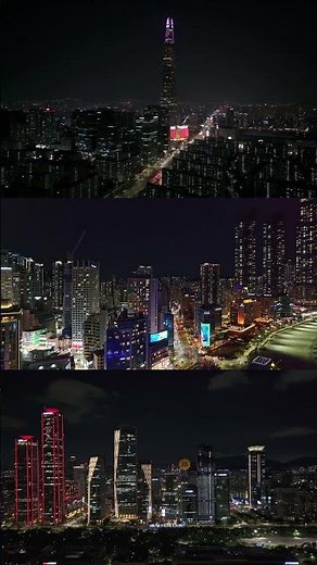 [4K UHD] 서울&부산 야경 드론 영상 | 대한민국 최고의 야경을 하늘에서 | 특별비행승인 야간 촬영 #항공촬영 #Drone #대한민국 #서울 #부산 #야간특별비행 #dji