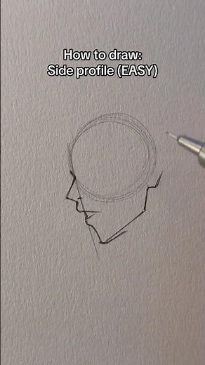 How to draw Side profile (easy)