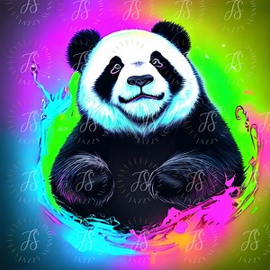 Panda Clipart PNG- Cute Panda Print- Instant Download- Digital File-sublimation Design-digital Download-panda Download-high Resolution - Etsy UK