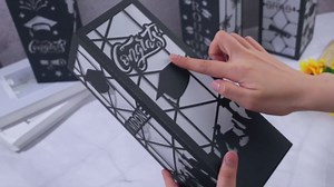 4 Pcs 2025 Graduation Table Centerpieces Boxes 2025 Graduation Table Lanterns with LED String Lights for Congrats Grad College Party Supplies, 10.63 x 3.94 Inches (Green)