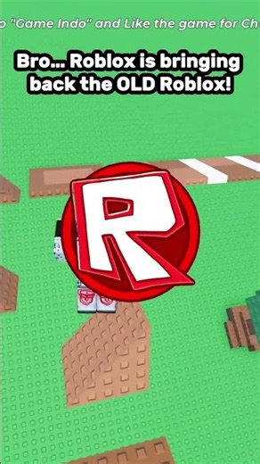 The old Roblox might come back #roblox #helpmemakethismakesense #funny #amnewbutnottheleast #games