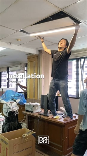 BandaBaru Kontraktor on Instagram: "Proses instalasi projek interior di kantor Kemendag."