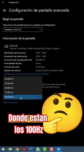 How to set your monitor's refresh rate to 100% in Windows / change monitor Hz