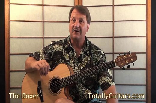 Simon & Garfunkel - The Boxer Guitar lesson