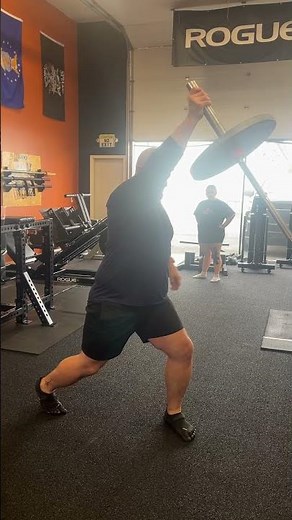 Landmine Cross Power Clean/Press