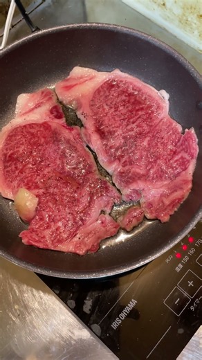 260802 誕生日はサーロインステーキ！