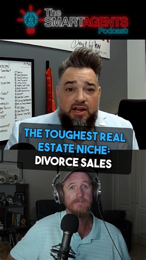 💔 Divorce real estate requires more than sales skills—it requires empathy and expertise.⁣ ⁣ In this clip from Episode 260 of The Smart Agents Podcast, New Jersey realtor Dennis Mark Interdonato explains why he became a Certified Divorce Real Estate Expert after seeing how many people truly need help navigating the home-selling process during one of life’s toughest transitions.⁣ ⁣ By pairing compassion with specialized training, Dennis provides guidance that supports both clients and their attor