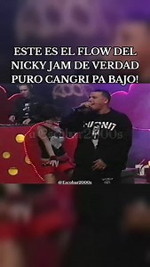 ESTE ES EL CANGRI QUE CONQUISTO CON SU FLOW SALVAJE DE LA CALLE 😮‍💨🔥 #NickyJam #2000s #YoMeVoyPalParty #ElCangri #ReggaetonViejito | Escobar2000s