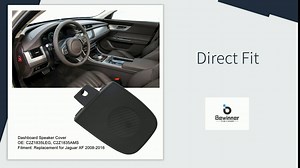 Dashboard Top Speaker Grill Cover for XF 2008 to 2016, Car Speaker Subwoofer Guard Protector OE:C2Z1835LEG C2Z1835AMS