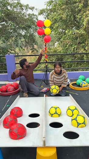 57K views · 96 reactions | X Balloon Popping Challenge Race #game | Vijay Challenge | Facebook