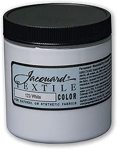 Jacquard Fabric 8oz Color White for Clothes, Furniture Upholstery, Shoes or Tote Bags – Indoor & Outdoor