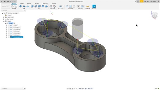Spot drilling holes | Autodesk