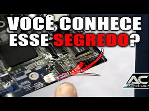 COMO TIRAR SENHA DA BIOS SETUP