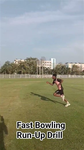 All Types Fast Bowler Rhythmic, Smooth Run-Up Drill