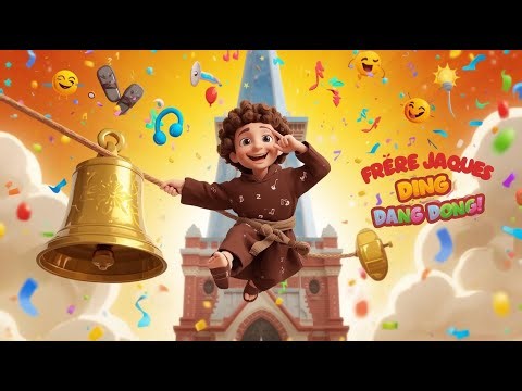 Frère Jacques Ding Dang Dong Chanson | Comptine Française pour Enfants