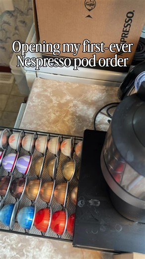 POV: Your coffee upgrade arrives 📦✨ First Nespresso pod order unboxing, complete with the free travel mug welcome gift and all the flavours I chose. Already planning my cozy morning routine with this setup. ☕️ #nespresso #coffee #ugc #unboxing #ugccreator