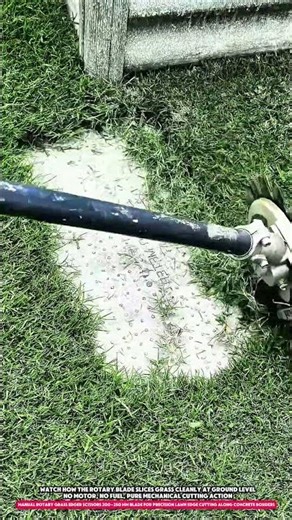 manual rotary grass edger scissors 200–250 mm blade for precision lawn edge cutting concrete borders