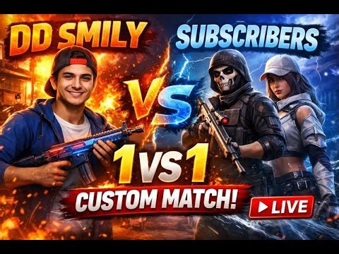 🔴 LIVE | 1 vs 1 | CUSTOM MATCH🔴ROAD 10K SUBSCRIBERS🎯| #shortsfeeds #gaming #livestream