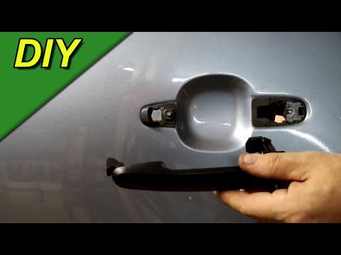 Replace 2006 Toyota Matrix Rear Door Handle | The Fixit Shed